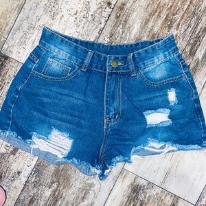 High waisted shorts